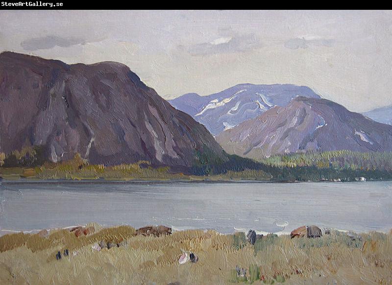 unknow artist In Altai Mountains